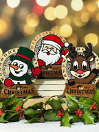 Christmas advent countdown stand From She Shed Designs